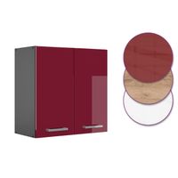 Meuble cuisine R-Line, 40cm sans PT, Béton noir, Chêne de force doré, Vicco - Maison