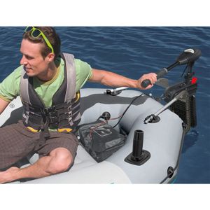 Support Moteur Pour Bateau Gonflable Ou Kayak - Longueur 128cm - ABS/acier