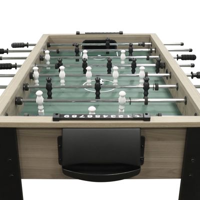 Cougar Spin Kick Table De Baby-foot | Babyfoot En Chêne/noir | Inclus 2 Balles Et Compteur De Points | Baby-foot à Prix