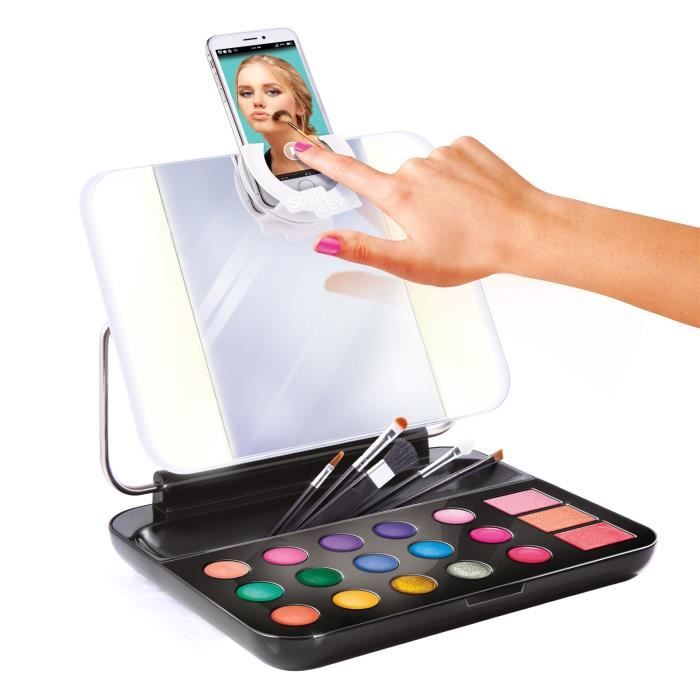 Malette de maquillage avec miroir LED STYLE4EVER : l'unité à Prix