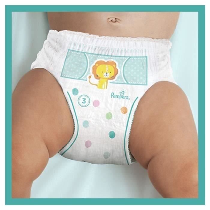 PAMPERS Baby-dry Couches-culottes taille 3 (6-11kg) 94 couches pas cher 