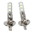 2 pcs AUTO LAMPES PHARE LUMIERE H1 BLANC 13 LED SMD 5050 PUCES -3052-0