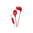 JVC - HA-FR15-R-E - Ecouteurs filaires rouges-0