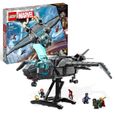 LEGO® Marvel 76248 Le Quinjet des Avengers, Jouet de Vaisseau Spatial avec Figurines, Infinity-0