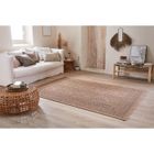 Tapis - NAZAR RUGS - 120x170 cm - Effet jute naturel - Marron - Compatible chauffage sol