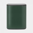 BRABANTIA Poubelle Bo Touch Bin - 60 L - Pine Green