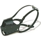 Muselière en cuir police noir pour chien - DIFAC - Taille 4 - Tour de museau: 26 cm