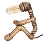 ROKOO progrès-robot lampe industrielle Tuyau Robot Lampe Style Industriel Peinture Haute Température Rétro Robot Lampe Support E27