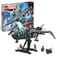 LEGO® Marvel 76248 Le Quinjet des Avengers, Jouet de Vaisseau Spatial avec Figurines, Infinity