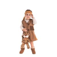 Déguisement bébé explorateur marron - DisfraZZes - 24 mois - Jupe, veste, ruban et animal en peluche assorti