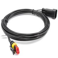 vhbw Câble transformateur compatible avec Gardena Sileno Life robot tondeuse à gazon - Câble basse tension, 3 m