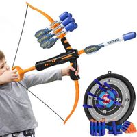 Jouet de tir à l'arc en mousse pour enfants - ZGEER - Ensemble avec flèches et balles souples - Extérieur