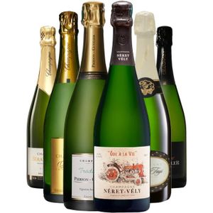 CHAMPAGNE Champagne - Coffret découverte 6 bouteilles de cha