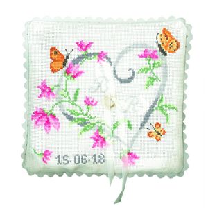 VERVACO 0146579 Papillons Et Campanules Kit Broderie Point De Croix