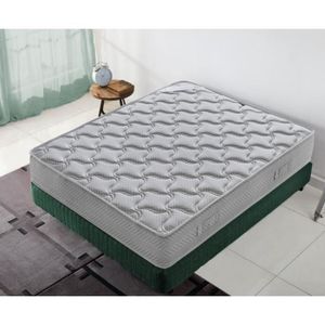 Matelas Visco-carbone 140x190 cm - Multicouches - Blue Latex - Confort