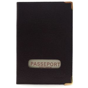 Marron Étui de passeport pour fille, joli couverture pour cartes français,  édition originale, accessoire pour - Cdiscount Bagagerie - Maroquinerie