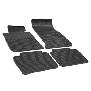4 TAPIS CAOUTCHOUC BMW SERIE 5 E39 1996-2004 BERLINE TOURING SOL SUR MESURE