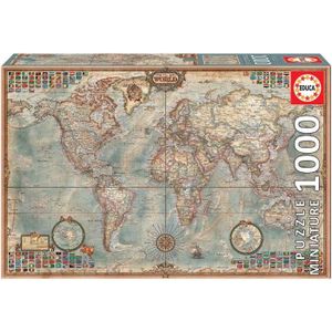 PUZZLE Puzzle - Carte Politique Du Monde - 1000 Pièces 46