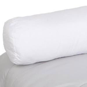 TRAVERSIN Traversin Rond Microfibre Blanc 22 x 90 cm