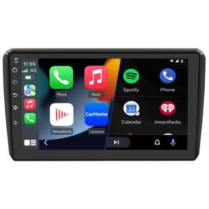 AUTORADIO Junsun Autoradio Android 12 2Go+64Go pour Audi A3/S3/RS3 2012-2020, 9 Pouces Écran Tactile avec Carplay Android Auto GPS WiFi