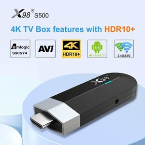 BOX MULTIMEDIA TV Box X98 S500 4K TV Stick 2G + 16G  Android 11.0