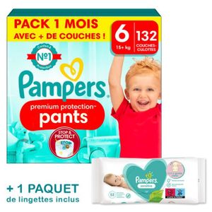 Couches pampers 6 a 10 kg - Cdiscount