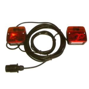 AOHEWEI-Feux arrière de remorque magnétiques à LED sans fil, feu