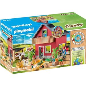 Maison de Campagne PLAYMOBIL 1.2.3. - Vaste maison avec 2 personnages et 1  bébé - Mixte - A partir de 18 mois - Cdiscount Jeux - Jouets
