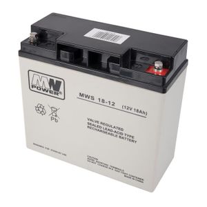 BATTERIE VÉHICULE Batterie Gel  PNI-ACC1812 12 V/18 Ah MW 18-12S Gri