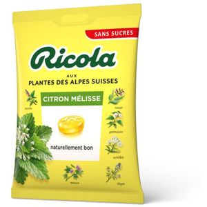 CONFISERIES DE POCHE LOT DE 5 - RICOLA - Citron Mélisse Bonbons Suisse 