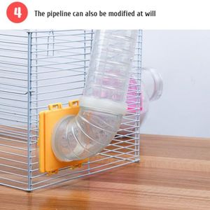 CAGE VGEBY jouets de Cage de Hamster transparents Ensem