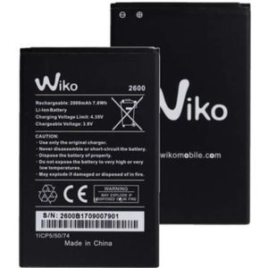 Batterie téléphone Batterie Wiko 2600