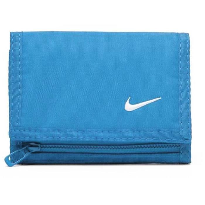 Nike Basic Portefeuille Nylon Bleu trois volets porte maroquinerie carte wallet - Cdiscount Bagagerie -