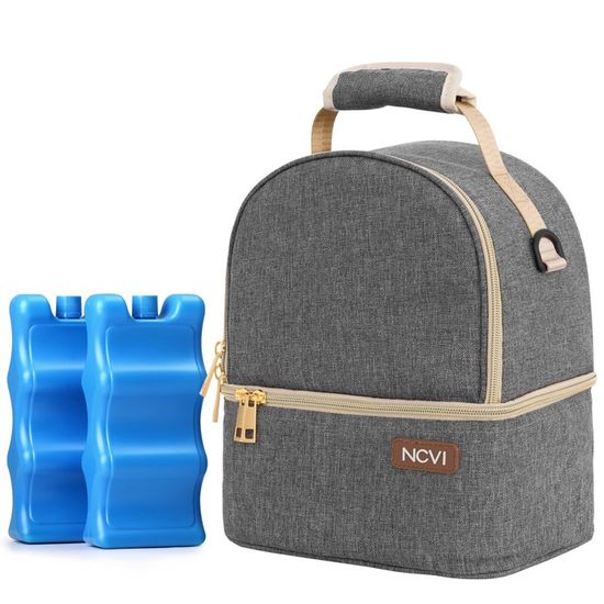 BABEYER Sac Isotherme Pour Lait Maternel Avec Poche De Glace Pour 6