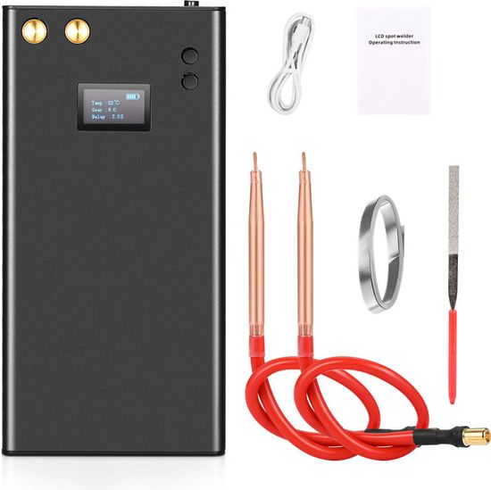 Mini Soudeuse Par Points Ovshnrr - Portable, Batterie 7500mAh - Pour Batteries Nickel Et Métaux Fins