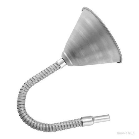Entonnoir Automobile Avec Bec Flexible - 8 Cm Ouverture - 56 Cm Longueur - Pour Huile Et Essence