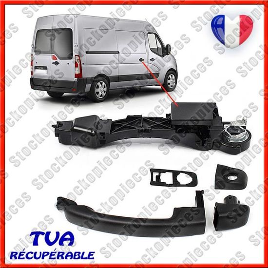 Autocraft Türgriff-Mechanismus Links (Fahrerseite) Oder Schiebetür Rechts – Kompatibel Mit Renault Master III, Opel Movano B, Nissan NV400 Ab 2010