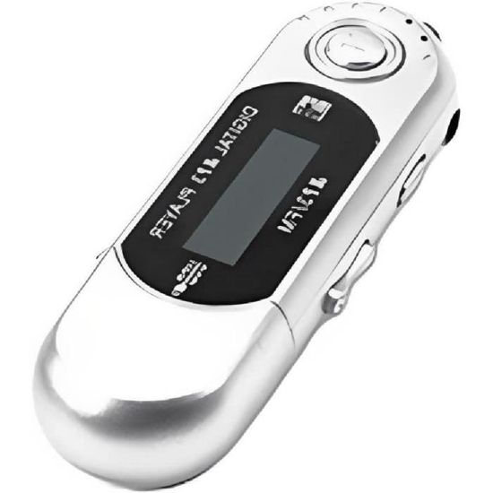 Lecteur avec stockage de 8 Go Lecteur MP3 USB Lecteurs de radio FM de conception classique Prise