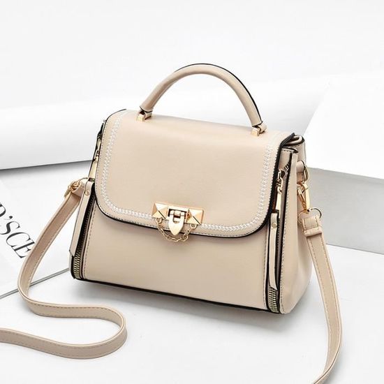 SAC A MAIN Femme Petit sac carré simple texture casual sac à