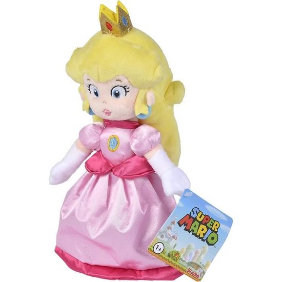 Peluche Super Mario Peach - Simba Toys - 27 cm - Rose - Pour Enfant à  partir de 3 ans - Cdiscount Jeux - Jouets