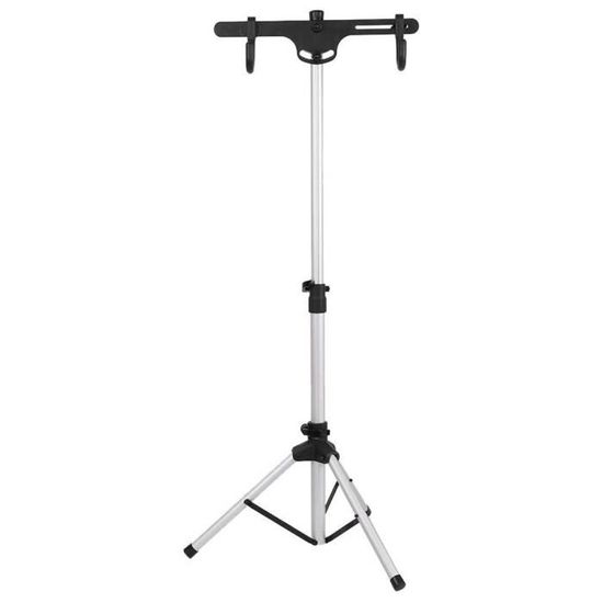 Pied D'Atelier Pour Vélo TecTake - Support Réparation Pliable Avec Plateau Outils | Max 20 Kg