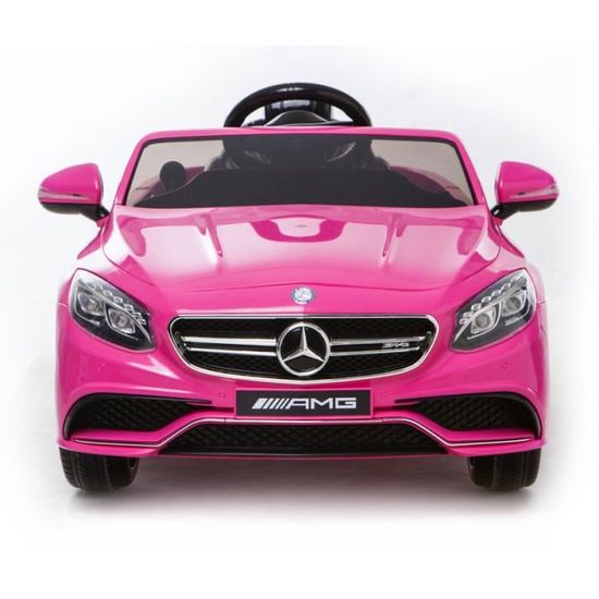Mercedes S63 AMG Voiture-jouet électrique pour enfant  DEUX MOTEURS  rose  licence Mercedes originale