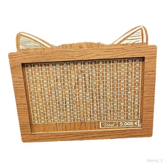 Tirelire Cadre Photo En Bois Happy Birthday - 14,5x14,5x6,5 Cm Avec Fenêtre Verre Pour Cadeaux Argent