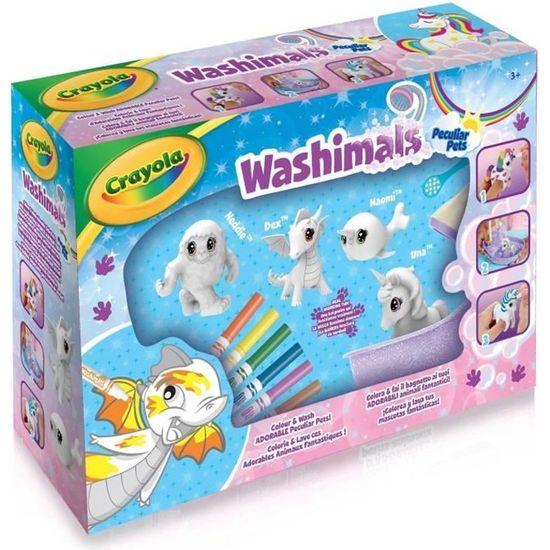 CRAYOLA Washimals Color'N'Wash Mes Animaux à Colorier Kit 2 - Juego