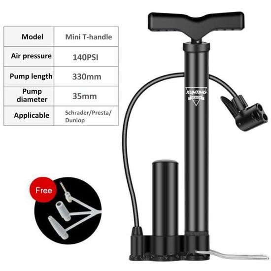 Jauge Pression Balles Et Pneus - Manomètre Digital Portable - Pour Football, Basket, Vélo Route Et VTT - Pochette De Transport