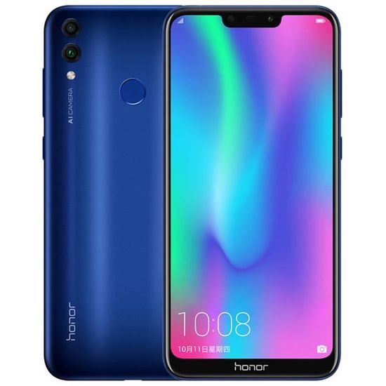 HUAWEI Honor Play 8C Smartphone 4 + 64Go bleu