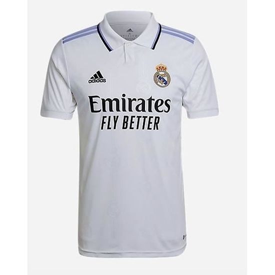 Maillot Foot Real Madrid Home Domicile 2022-2023 Adulte - Cdiscount Sport