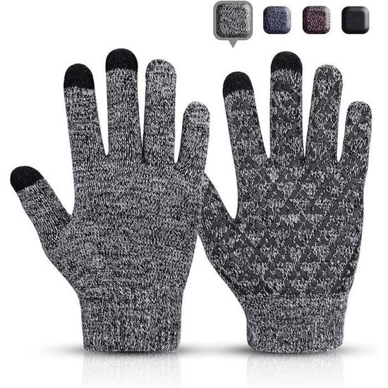 Paire De Gants Doux Et Chauds Tactiles - Taille M, Noir, Acrylique, Neufs Avec étiquettes, Pour Adulte