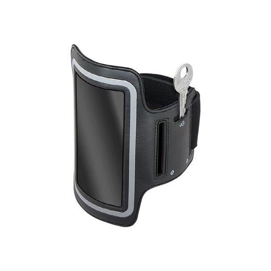 Brassard De Sport NOVAGO Pour Smartphone Jusqu'à 5,5 Pouces - Néoprène, Bande Réfléchissante - Compatible IPhone, Samsung, Huawei