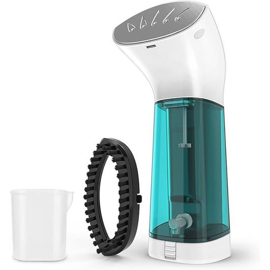 ISteam Mini Défroisseur Vapeur Portable Noir - Anti-Rides Et Stérilisateur 25 Secondes